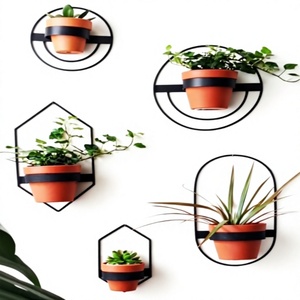 Juego de Macetas de Madera Hechas a Mano para Uso en Interiores, Soporte Rústico para Suculentas y Plantas Pequeñas de Interior, Axiom - Product Image 1