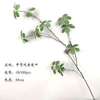 Plante artificielle longue vigne Guanyin Feuille de Lotus, plante verte d'intérieur décorative pour l'aménagement d'espaces et les mariages