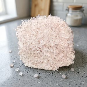 Pink Polished Rose Quartz <b>Crystal</b> <b>Chips</b> Natural Stone Granules for Craft Making Home Decoration - Product Image 2