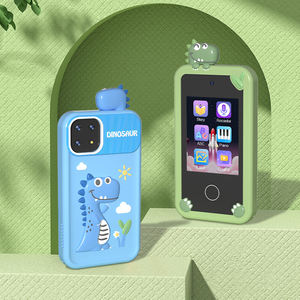 كاميرا ألعاب للأطفال بتصميم هاتف ذكي صغير على شكل ديناصور، هدايا للأولاد والبنات من سن 3-9 سنوات، مناسبة لأعياد الميلاد والكريسماس، بمستشعر صورة CMOS ودعم MicroSD - Product Image 1
