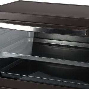 Horno eléctrico con bandeja para alimentos, rejilla para hornear, bandeja para hornear, horno de convección, horno eléctrico para hornear pizza - Product Image 4