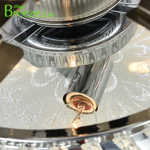 Luz de techo Breezelux con ventilador y mando a distancia Ventilador de techo tradicional de 52" - Product Image 5