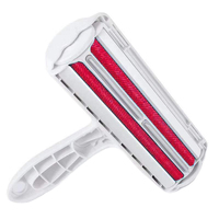 Brosse de nettoyage réutilisable autonettoyante portable pour chien chat toilettage peluches rouleau meubles vêtements fourrure pour animaux de compagnie