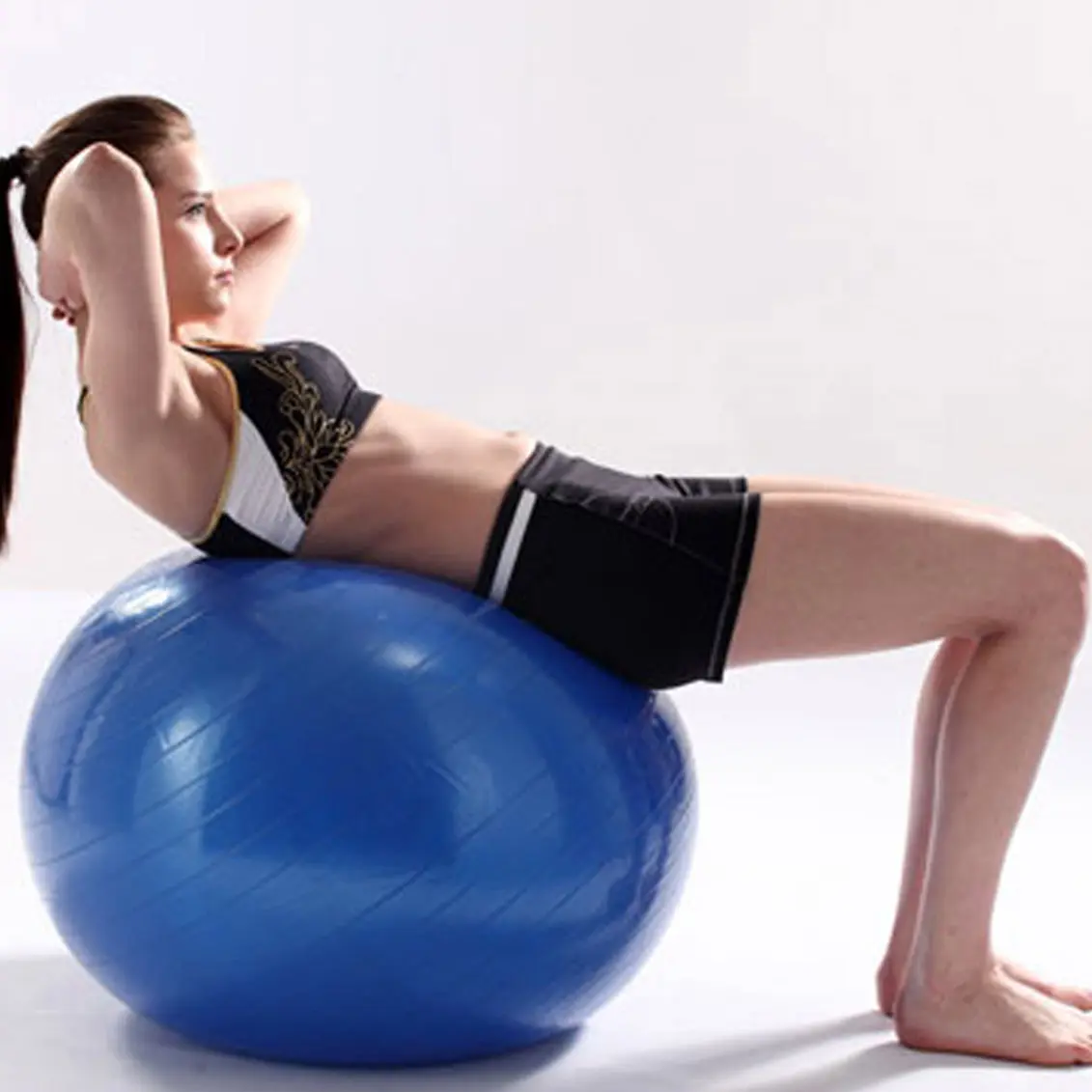 Boule de yoga en PVC écologique pour femmes, pièces, anti-éclaboussures, exercice d'équilibre, de gymnastique