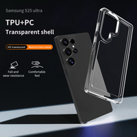 Étui de téléphone transparent hybride TPU+PC antichoc pour Samsung Galaxy S26 Ultra/S25 Ultra S24 Ultra S23 Ultra