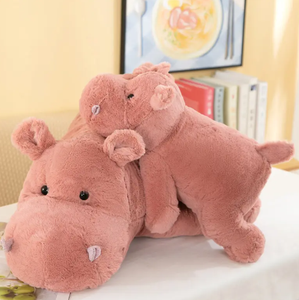 Morbido cuscino ippopotamo peluche peluche simpatico peluche rosa regalo per <span class=keywords><strong>ragazze</strong></span> - Product Image 2