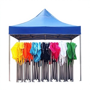Auvent manuel rétractable, parasol d'extérieur, tente à structure en fer, tissu Oxford, piquet de sol carré, montage facile, toutes saisons - Product Image 4