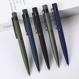Meilleure qualité cadeau d'affaires haut de gamme Logo personnalisé stylo à bille caoutchouc métal givré mat Design sophistiqué pour - Product Image 2