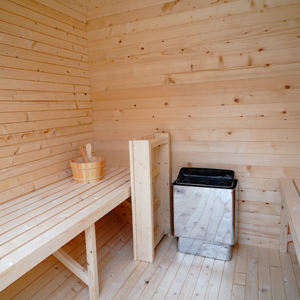 غرفة ساونا خارجية بتصميم حديث 4 أشخاص خشب بخار جاف مع ساونا - Product Image 3