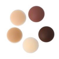 Coussinets d'allaitement en silicone de forme ronde améliorés de 8cm du fabricant Couvre-mamelons invisibles imperméables Pasties de mamelon sans couture