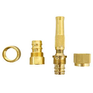 Pistolet d'arrosage à haute pression en laiton, pulvérisation directe, raccord rapide, tuyau d'arrosage domestique, pression réglable, arroseur de jardin - Product Image 6