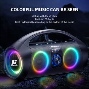 F29แบบพกพา120W ลำโพง BT พลังสูง IPX7ลำโพงแสงสี RGB กันน้ำซับวูฟเฟอร์ไร้สายสเตอริโอรอบทิศทาง TWS FM - Product Image 3
