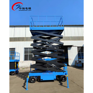 Plateforme élévatrice à ciseaux électrique mobile, plateforme élévatrice verticale à ciseaux, hauteur 4m-18m, capacité 500kg, plateforme élévatrice pour personnel - Product Image 3