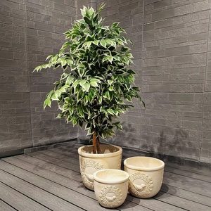 Nouveaux pots à fleurs en argile personnalisés, pot à plantes en argile fibre, couleur beige, forme d'oiseau, décoration de jardin, pot à fleurs - Product Image 3