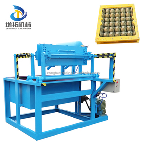 Zengtuo Mesin Pembuat Baki Telur Kecil 1000 PCS/H Mesin Piring Telur Bubur Kertas Egg Tray Machine - Product Image 2
