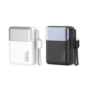 Cargador Portátil con Pantalla LED, 20000 mAh de Capacidad, Cable Tipo C, Doble Puerto USB-A y USB-C, Carga Rápida para iPhone - Product Image 3