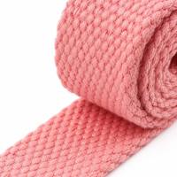 Sangles en toile polyester/coton en gros, écologiques, robustes, à tissage plat, pour la couture, l'artisanat et les bretelles de sac à dos