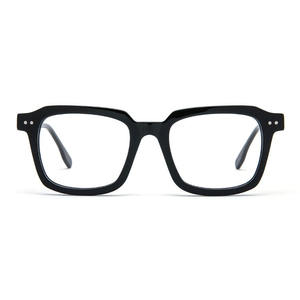 Montures optiques classiques rectangulaires en acétate, durables, <span class=keywords><strong>l</strong></span>égères, é<span class=keywords><strong>l</strong></span>égantes, minimalistes, tendance, uniques, pour un usage quotidien et les voyages, unisexe - Product Image 4