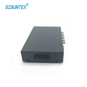 Szsuntex 4CH DVR Video Quad Splitter Monitoring Quad Screen Splitter Video Splitters Aviation Plug 4 Channel