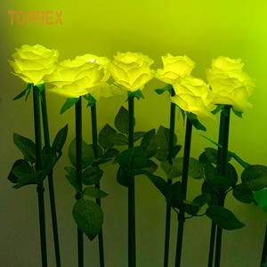 Decoración de Jardín en Oferta, Flores Artificiales con Luces LED, Soporte para Decoración de Bodas, Decoración Romántica y Elegante para Festivales, Alquiler - Product Image 4