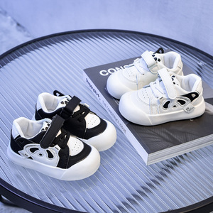 Chaussures décontractées pour enfants printemps-automne 2025, garçons et filles, nouvelle tendance, basses, motif panda, doublure en coton, semelle souple antidérapante - Product Image 5