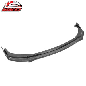Compatible con Ford Mustang 24-26, Alerón Delantero de 3 Piezas, Divisor con Estampado de Fibra de Carbono, Accesorio Exterior de Alta Calidad - Product Image 3