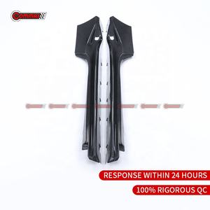 Faldones Laterales de Fibra de Carbono Seca de la Mejor Calidad para Automóviles, Estilo Pista, para Ferrari 488 - Product Image 5