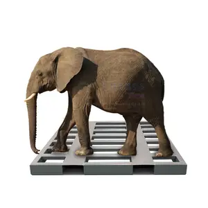 Heavy Duty Warehouse Steel Pallet 1200*1000*80mm Carry 5 Tons Euro Industrial Pallet