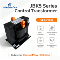 Transformateur de contrôle monophasé JBK5 400VA 220V vers 12V 24V 36V AC, transformateur de puissance basse tension pour commande de machine CNC