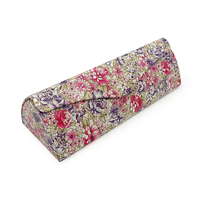 Boîte de lunettes de soleil pour femmes à la mode Sac à lunettes en cuir PU Étui à lunettes de soleil fait à la main