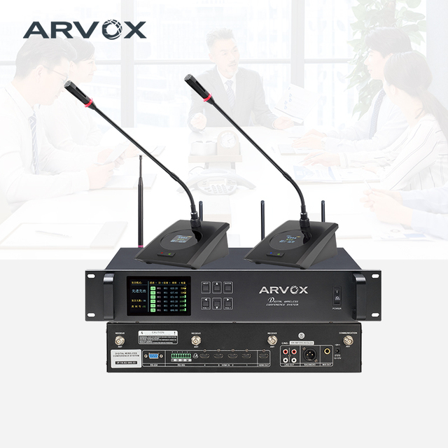 Digital Wireless Video All in One Conference System Gooseneck Microphone Host Equipment System Discussing Conference System