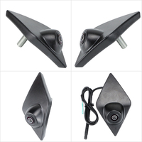Objectif Fisheye AHD 1080P Logo de voiture installer caméra de vue avant pour Renault Megane Trafic Clio Kadjar Captur scénic Arkana Kangoo