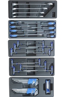 ELEHAND Chariot à outils professionnel en acier au carbone de qualité industrielle pour réparation automobile, 7 niveaux, robuste, 221 pièces, sur roulettes