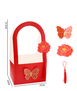 Wholesale Portable Flower Box Gift for Mother's Day Rigid Boxes with Glossy Lamination for Candle Use or <strong>Bouquet</strong> <strong>Presentation</strong> - Product Image 5