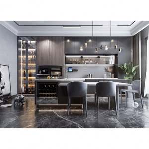 Muebles de Cocina Modulares Modernos de Lujo, Gabinetes de Cocina Modernos con Acabado o Lacado Personalizado - Product Image 5