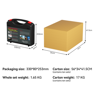 Démarreur de saut portable avec pompe à air de voiture Démarreur de saut de voiture au lithium avec compresseur d'air Démarreur de saut de batterie avec gonfleur de pneu - Product Image 6