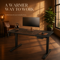 Bureau de travail électrique AOR réglable en hauteur, en bois MDF, pour la maison ou le bureau, avec cadre métallique durable, vente en gros d'usine