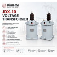 Transformateur de tension intérieur 10 kV JDX-10 pour utilisation en poste de commutation avec configuration à trois enroulements et isolation immergée dans l'huile