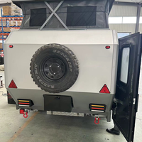 Mini camping-car remorque caravane fabricants chine rv pop up camper voyage remorque maison mobile expédition rv