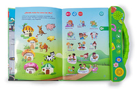 Machine d'apprentissage éducative en plastique pour enfants de 5 à 7 ans avec fonction tablette de lecture et d'écriture, alimentée par piles AAA