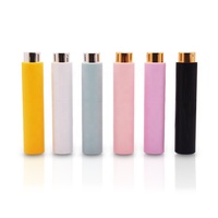 En stock 10ml de haute qualité Macaron couleur rétractable rotatif rechargeable parfum rince-bouche vaporisateur bouteille en verre
