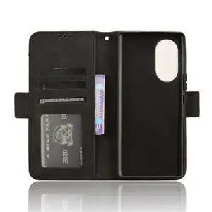 Multi Card Slot Cattle Stripe Flip Wallet Etui en cuir pour Blackview A200 Pro