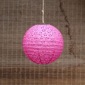 Handmade cổ phong cách giấy rỗng đèn lồng có thể gập lại trong nhà trang trí chiếu sáng cho lễ hội trang trí - Product Image 5