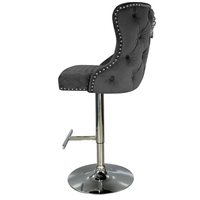 Le plus récent moderne réglable hauteur pied haut tabourets de Bar velours Lion heurtoir comptoir chaises salle à manger salon meubles Party Club