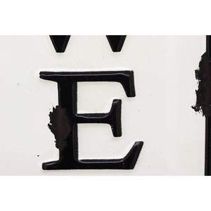 ป้ายโลหะต้อนรับสไตล์ลอฟท์ปารีส งานศิลปะติดผนังวินเทจ ขนาด 5.5 x 21.6 นิ้ว รูปทรงสี่เหลี่ยมผืนผ้า สไตล์เรสติก สำหรับตกแต่งทางเข้า - Product Image 3