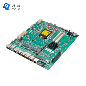 Carte mère industrielle pare-feu avec 6 ports LAN, B75 LGA1155 I3 I5 I7, 2 DDR3 MSATA, Win10/Linux, HD VGA - Product Image 1