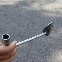 Semoir manuel pour oignons et bulbes d'ail, transplanteur perforateur de trous de jardin