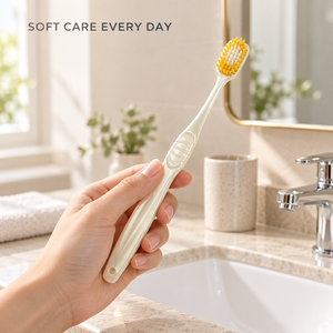 Brosse à dents manuelle souple pour adultes, avec manche antidérapant, pour le nettoyage quotidien des dents à domicile (vente en gros) - Product Image 4