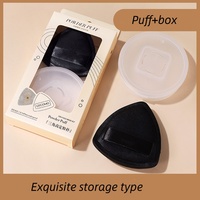 Houppette Cosmétique Personnalisée avec LOGO, Confortable, Coussin d'Air, Triangulaire, Douce, pour Poudre et Maquillage