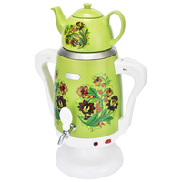Samovar électrique automatique en acier inoxydable 220-240V 1800W 3.5L avec protection anti-chauffe à sec et fonction maintien au chaud pour usage domestique